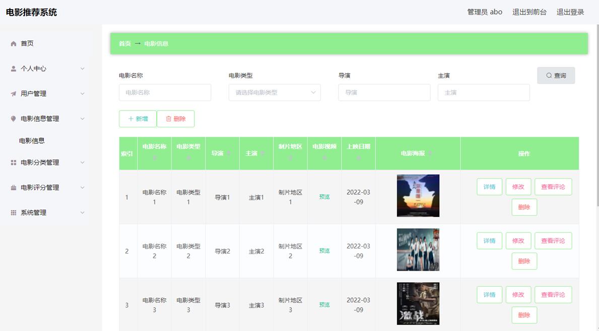 基于python和协同过滤算法的电影推荐系统-计算机毕业设计源码+LW文档