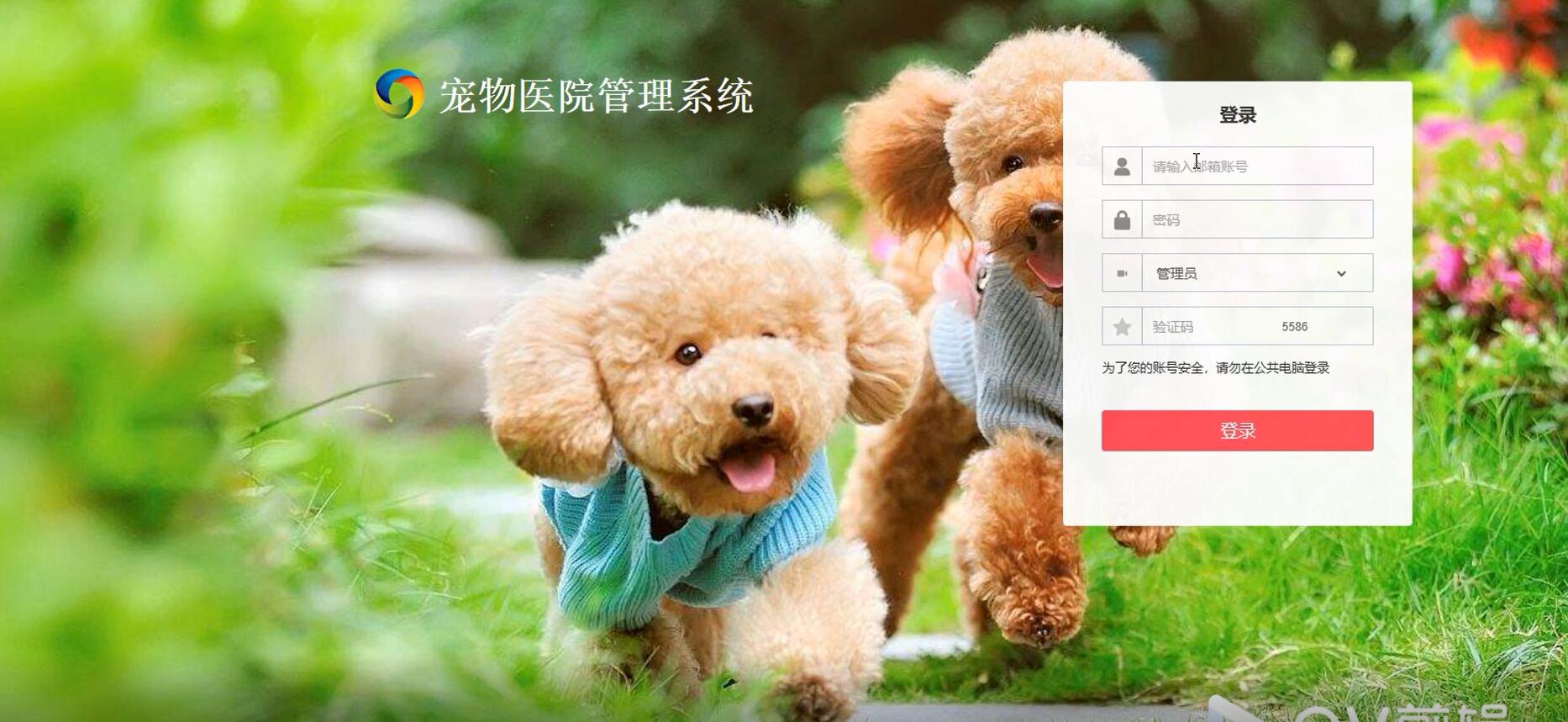 基于s2sh的宠物医院管理系统[S2SH]-计算机毕业设计源码+LW文档
