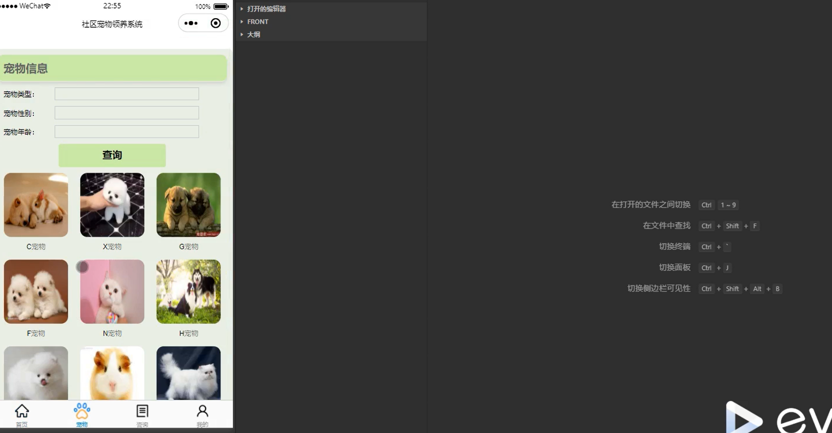 基于微信小程序的社区宠物领养系统[小程序]-计算机毕业设计源码+LW文档