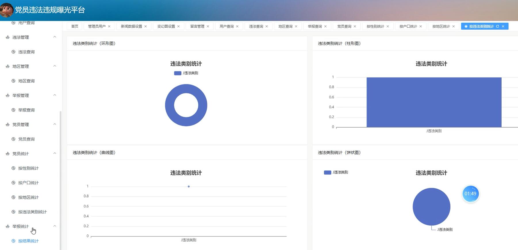 基于vue的党员违法违规曝光平台[vue]-计算机毕业设计源码+LW文档